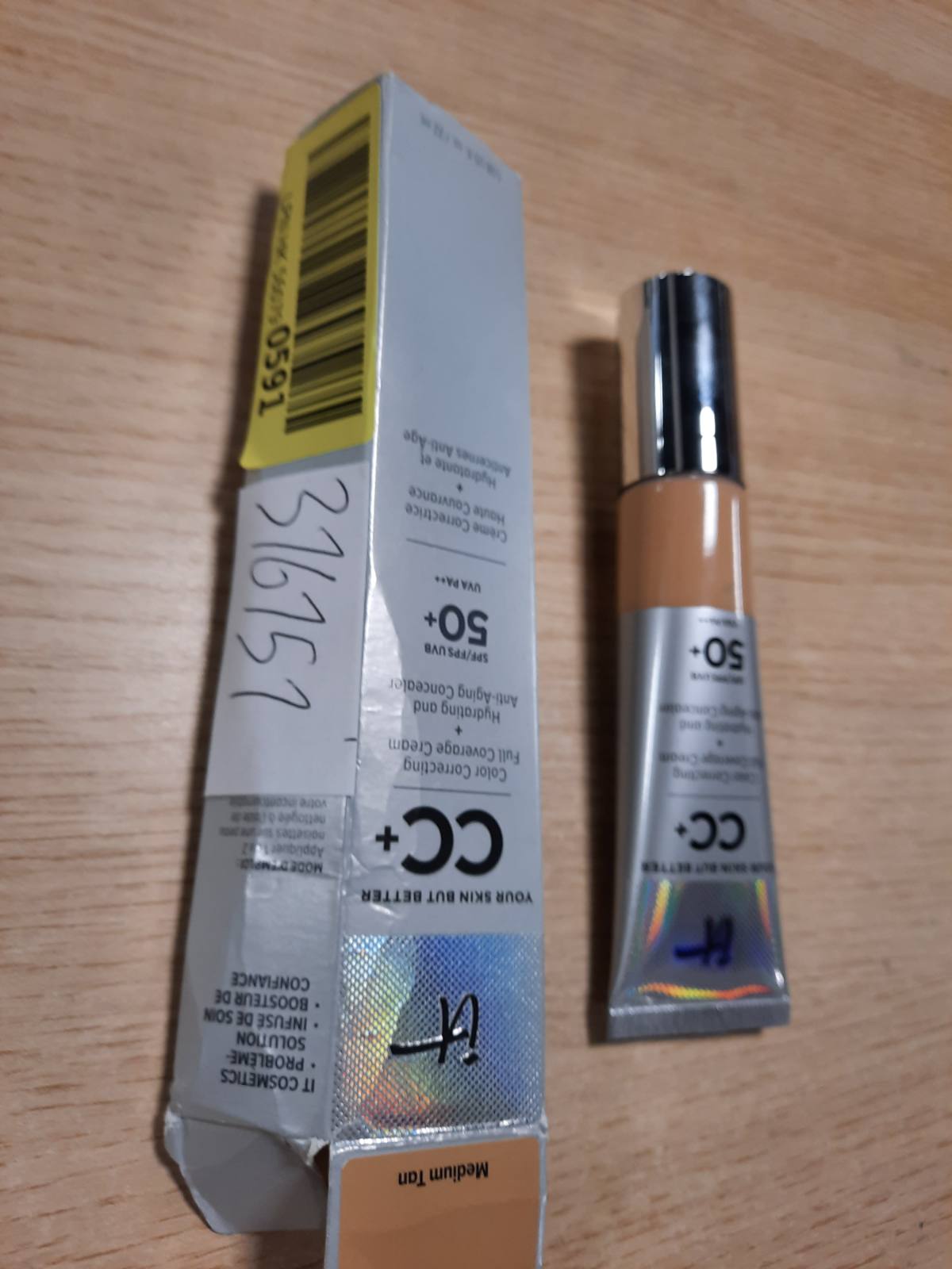 316151 - IT Cosmetics Krem CC Your Skin But Better SPF 50+, 32 ml, nuancë Medium Tan