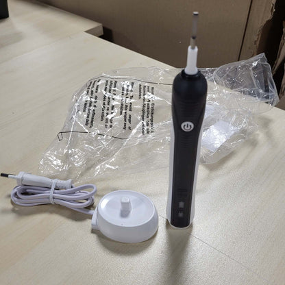 316191 - ORAL-B Furçë dhëmbësh elektrike e rikarikueshme PRO 750 CrossAction, 1 dorezë e zezë, 1 kokë furçe, 1 kuti plastike udhëtimi