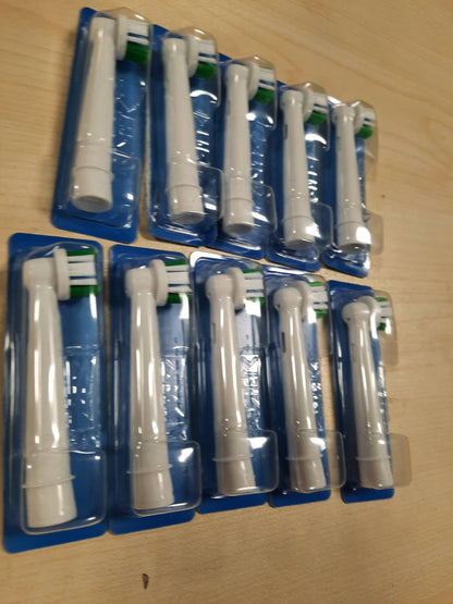 316303 - ORAL-B Koka Furçash Zëvendësuese Pro Precision Clean, të Bardha, Pako me 10 Koka Furçash Dhëmbësh