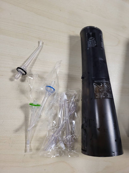 316466 - VIMMK Ujitës Elektrik pa Tel për Ujitje Orale me 5 Mënyra & 8 Gryka, i Rikarikueshëm USB-C, IPX7 i Rezistueshëm ndaj Ujit, Rezervuar Uji 300ML (i Zi)