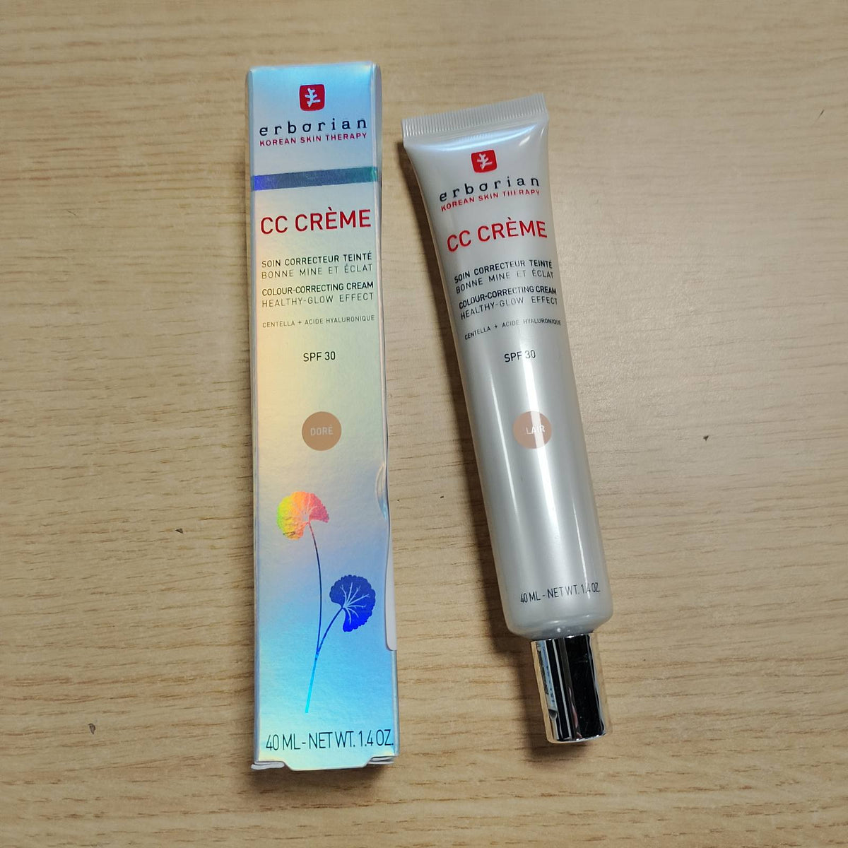 316541 - ERBORIAN Krem CC me Centella Asiatica, 40 ml, Mbrojtje nga Dielli SPF 30, Kozmetikë Koreane