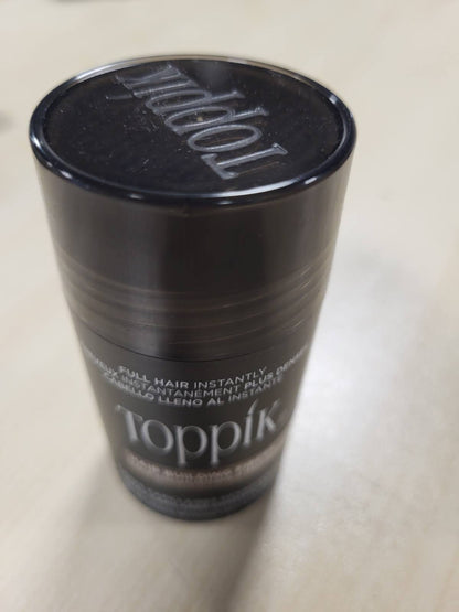 316583 - TOPPIK Fibra Trashëse për Flokët me Bazë Keratine, Ngjyrë Kafe e Errët - 12g - Flokë me Pamje Natyrale më të Trasha - Për Trashje të Rrënjëve, Vijës së Flokëve, Mjekrës dhe Tullacisë