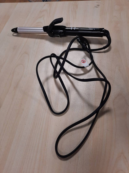 316716 - BABYLISS Kapëse kapëse 19 mm, Cilindër me shtresë Sublim' Touch, 10 cilësime temperature, Kapëse profesionale me mbështetëse sigurie të integruar, e zezë dhe rozë, C319E