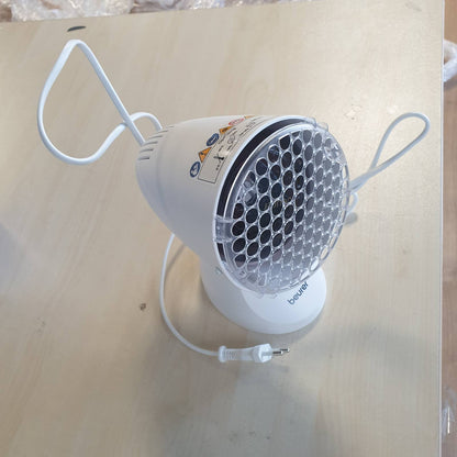 316841 - BEURER Llambë infra të kuqe IL 11, me grilë mbrojtëse, pajisje mjekësore, 5 cilësime, e bardhë