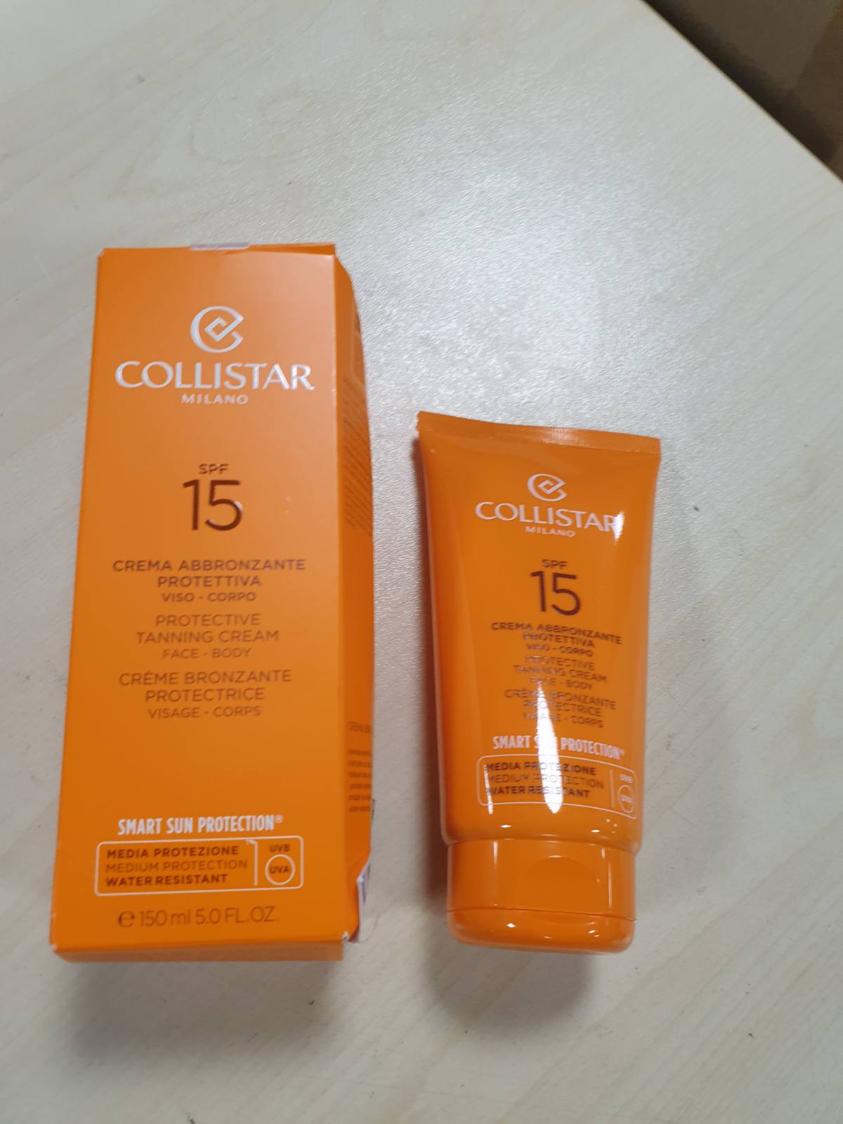 316883 - COLLISTAR Krem për nxirje nga dielli SPF 15, 150 ml, Mbrojtje nga rrezet e diellit, Hidraton dhe mbron lëkurën