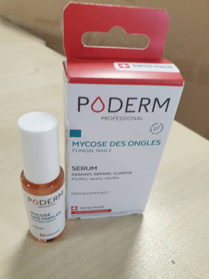 316917 - PODERM - Trajtim 2-në-1 për kërpudhat e thonjve - Kujdes profesional për këmbët/duart - Prodhuar në Zvicër