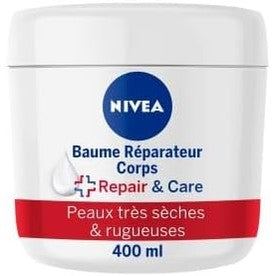 321910 - NIVEA - Balsam Riparues për Fytyrën, Trupin dhe Duar, 400 ml, me Vitaminë E dhe Glicerinë, Kujdes Hidratues për 72 Orë