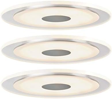 105059 - PAULMANN Set llambash incasso 92543 Premium, Faretto Incasso LED Whirl Rot., Kapaciteti 3x6W 18VA, Dimenzionet 150mm, Materiali Alu/Akr
