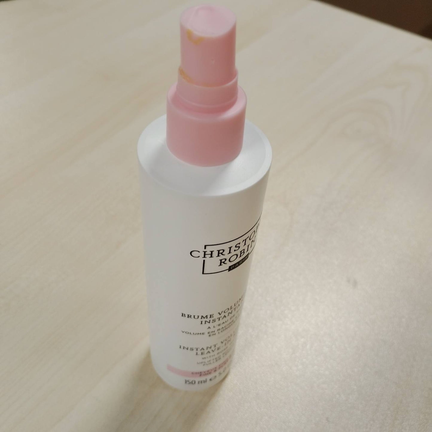 317024 - Christophe Robin Sprej pa shpëlarje me volum të menjëhershëm, 150 ml, me ekstrakt trëndafili, baobab dhe minerale deti