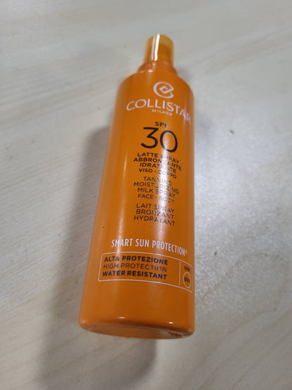 317053 - COLLISTAR Sprej për Trupin dhe Fytyrën Moisturizing Tanning Sun Milk SPF 30 - 200 ml