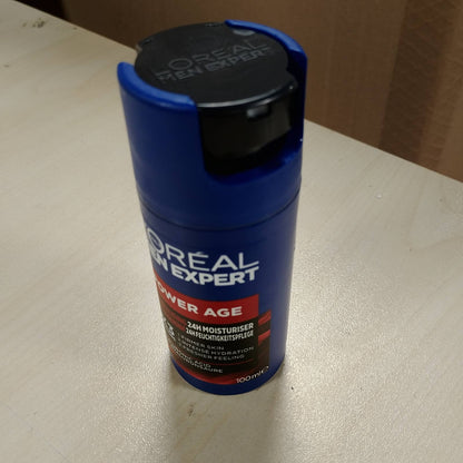 317117 - L'ORÉAL MEN EXPERT Kujdes për fytyrën rigjallërues dhe kundër plakjes për burra - Me acid hialuronik - Për të gjitha llojet e lëkurës - Power Age - Madhësia XXL - 100 ml