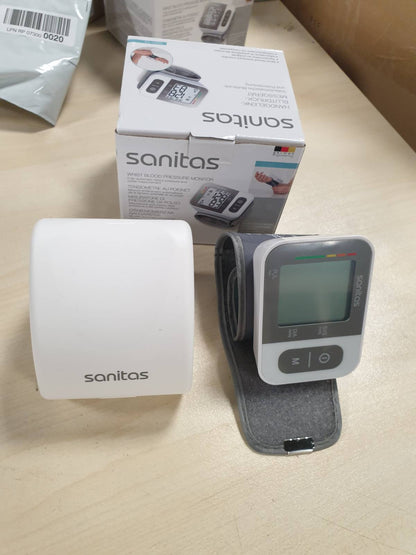 317304 - SANITAS Monitor Tensioni i Gjakut SBC 15 për Kyçin e Dorës - Matje Automatike e Tensionit dhe Pulsit