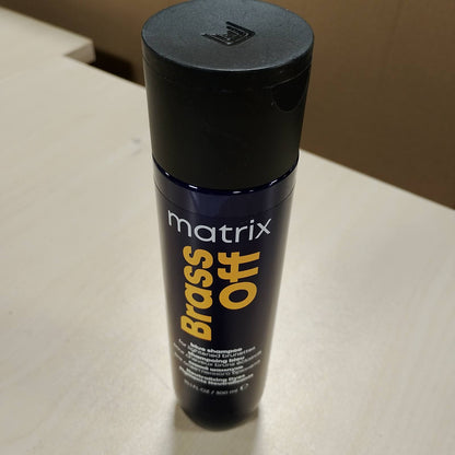 317323 - MATRIX Shampo Brass Off, 300ml, për flokë kafe, Tone anti-tun