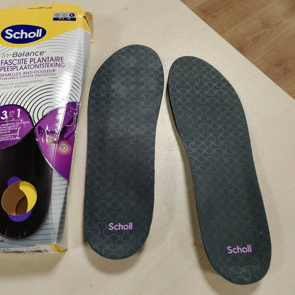 317358 - DR. SCHOLL'S - Shtroja ortopedike In-Balance për burra dhe gra për fasciit plantar me mbështetje për harkun e këmbës dhe lehtësim të dhimbjes së thembrës dhe këmbës, madhësia 42.5–45