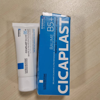 317372 - LA ROCHE-POSAY Cicaplast Baume B5+, Balsam Riparues për Fytyrën dhe Trupin, 40 ml, i përshtatshëm për lëkurë të thatë dhe të ndjeshme, veprim kundër skuqjes, efekt qetësues, formulë me Tribiomë, Pantenol, Madecassoside