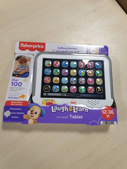 317397 - Lodër edukative për fëmijë, Replikë tablet-kompjuteri Smart Stages me muzikë dhe funksion ndriçimi, për fëmijë 1 vjeç e lart, Versioni gjerman, HXB66