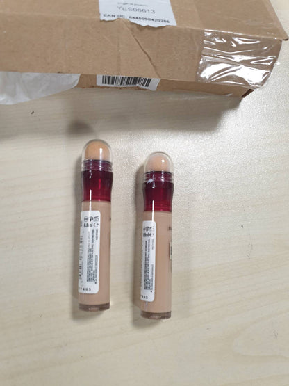 317417 - MAYBELLINE NEW YORK, Korrektor me Gomë Shumëfunksionale, Mbulim i Ndërtueshëm, Pako me 2, Nuanca: 01 E Çelët