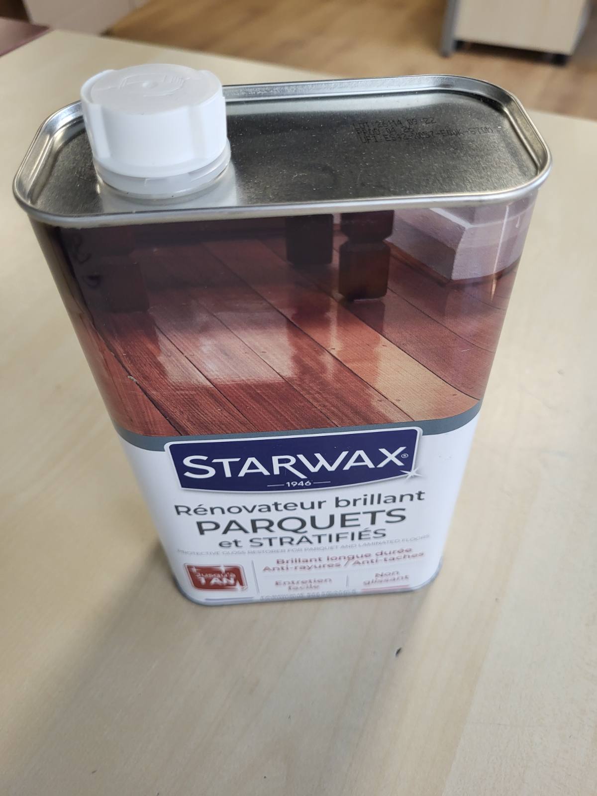 317419 - STARWAX - Restaurues Mbrojtës me Shkëlqim për Dysheme Parketi dhe Laminati të Lyer - 1L - Mbulon deri në 30m²