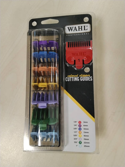 317861 - WAHL Set krehërash me ngjyra #1 – 8, Krehëra prerës flokësh, Shtojca, Krehëra profesionalë, Super Taper, Taper2000, Senior, Kapëse magjike, Legend, Tullac