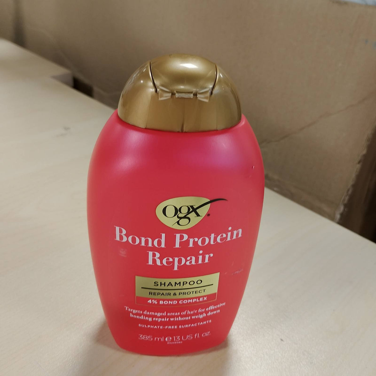 318104 - OGX Shampo Riparuese me Proteina Lidhjeje, 385 ml, pa sulfate
