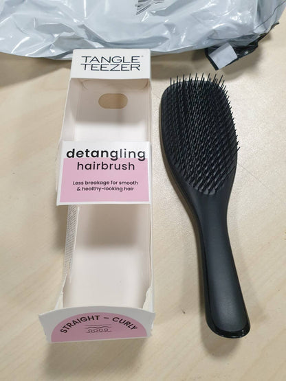 318289 - TANGLE TEEZER - Furçë flokësh Ultimate Detangler, për flokë të lagur dhe të thatë, E zezë