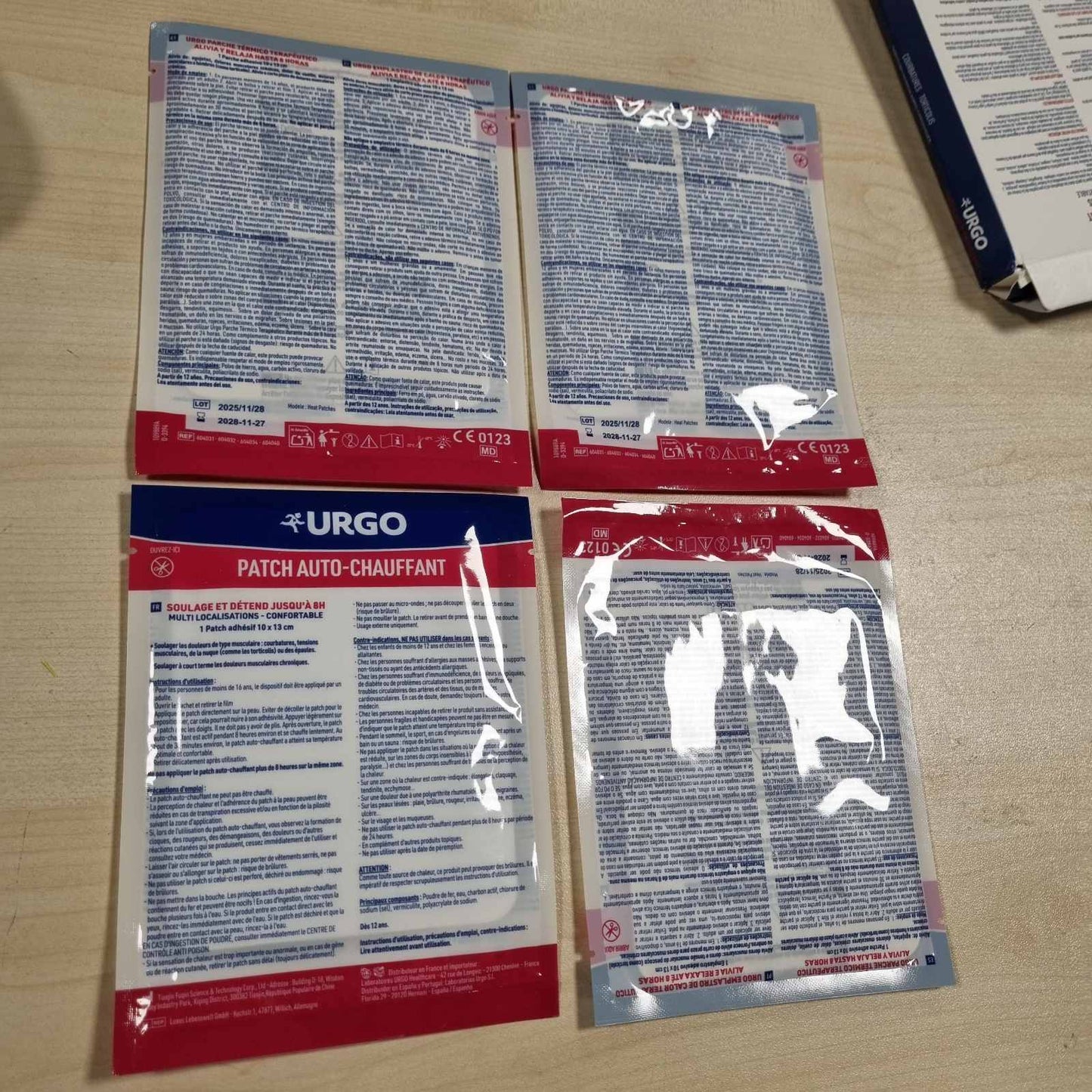 318301 - URGO Ngjitës vetëngrohës me shumë vendndodhje x4 njësi - Lehtëson dhimbjet e muskujve deri në 8 orë: dhimbje qafe si ngurtësim qafe ose dhimbje shpatullash - Të buta dhe të këndshme