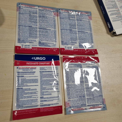 318301 - URGO Ngjitës vetëngrohës me shumë vendndodhje x4 njësi - Lehtëson dhimbjet e muskujve deri në 8 orë: dhimbje qafe si ngurtësim qafe ose dhimbje shpatullash - Të buta dhe të këndshme