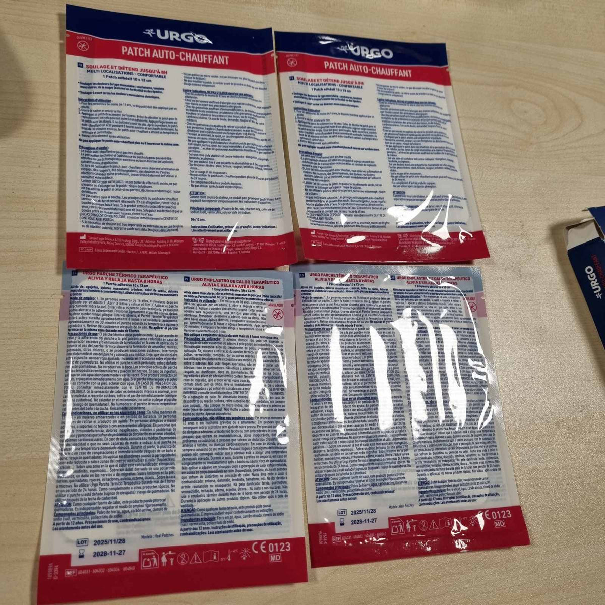 318303 - URGO - Ngjitës vetëngrohës me shumë vendndodhje x4 njësi, lehtëson dhimbjet e muskujve deri në 8 orë, material i butë dhe i këndshëm