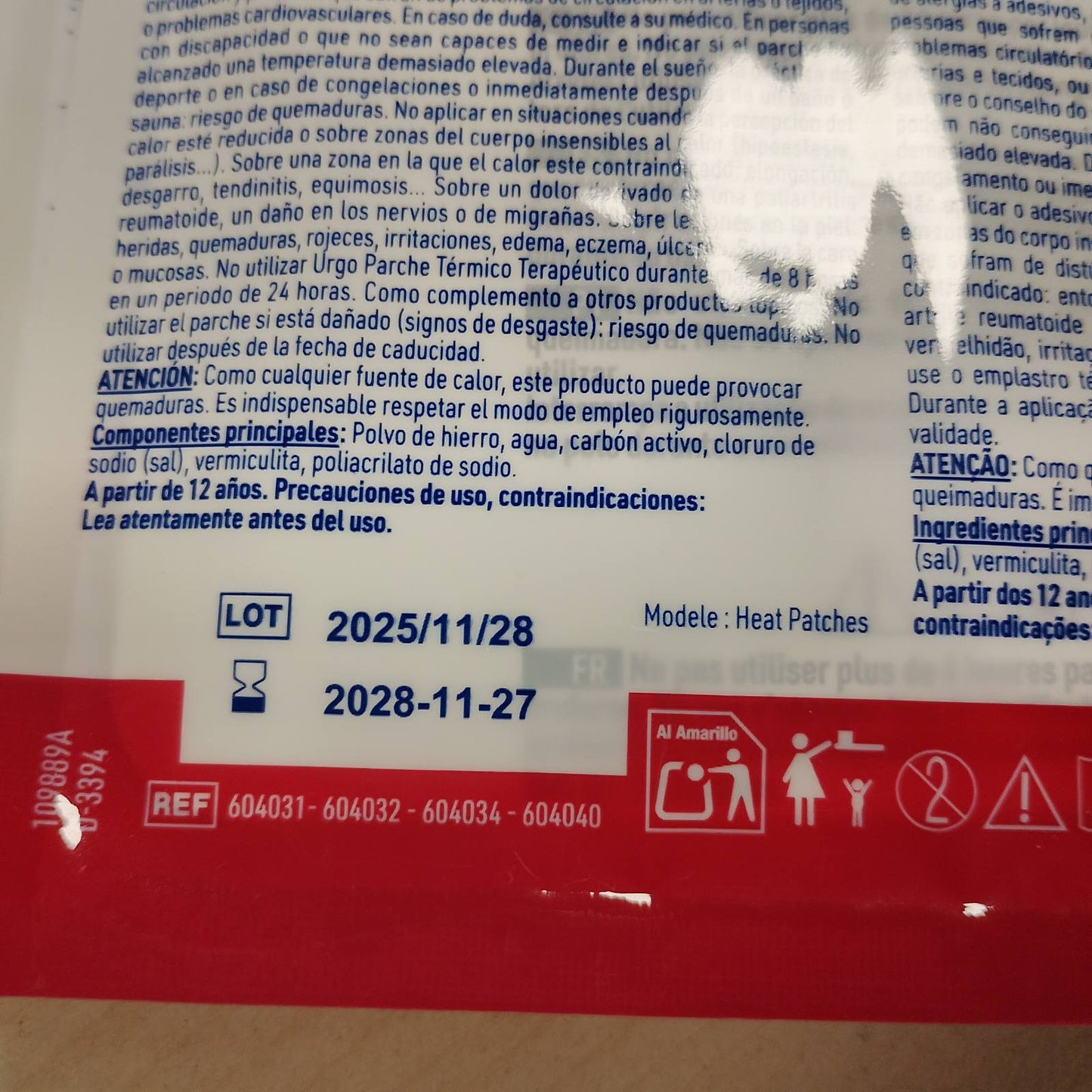 318304 - URGO - Ngjitës vetëngrohës me shumë vendndodhje x4 njësi, lehtëson dhimbjet e muskujve deri në 8 orë, material i butë dhe i këndshëm