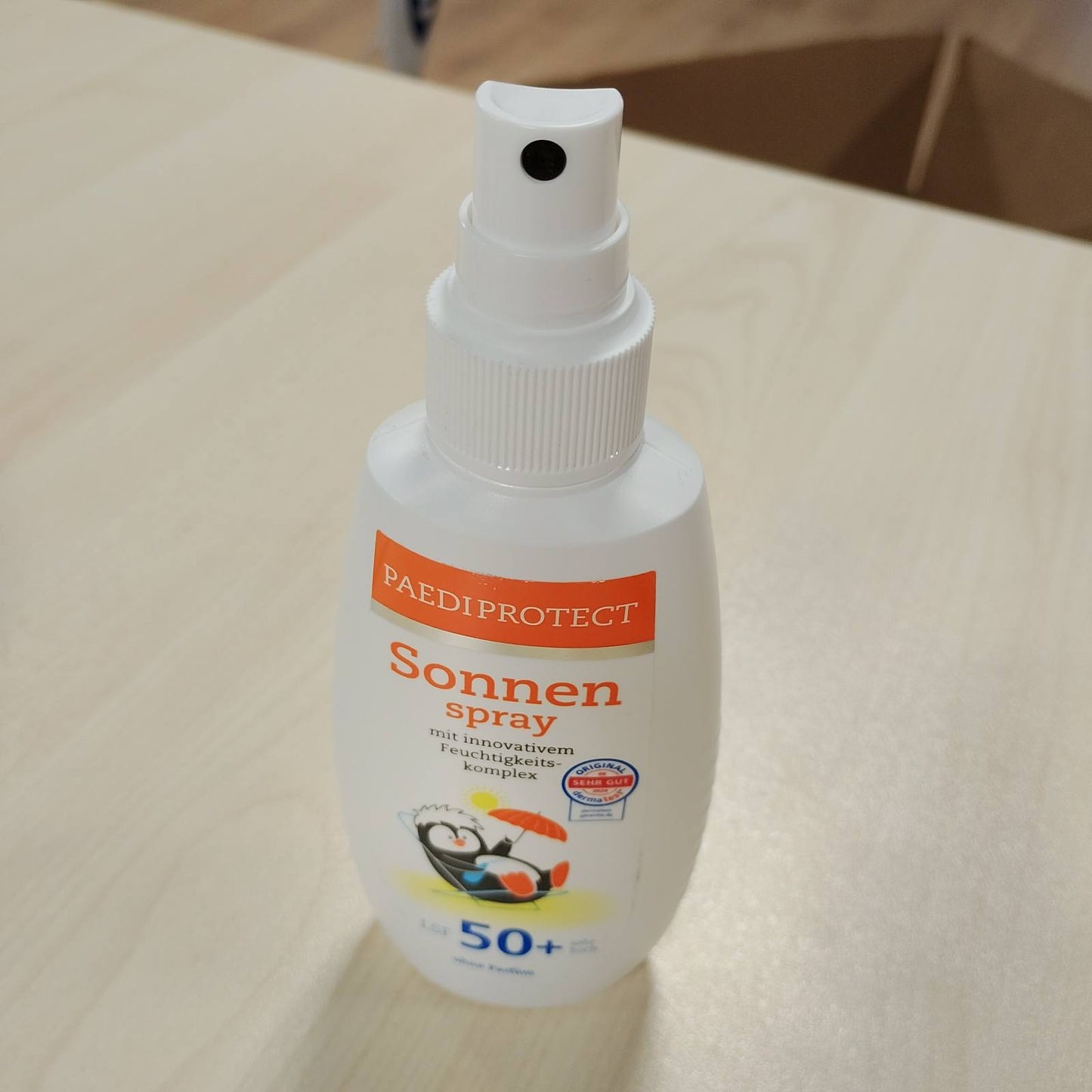 318339 - PAEDIPROTECT Sprej dielli për fëmijë dhe bebe SPF 50+ 150 ml | Sprej mbrojtës nga dielli pa aromë për fytyrën dhe trupin | Kundër rrezatimit UVA/UVB | Vegan | Pa mikroplastikë