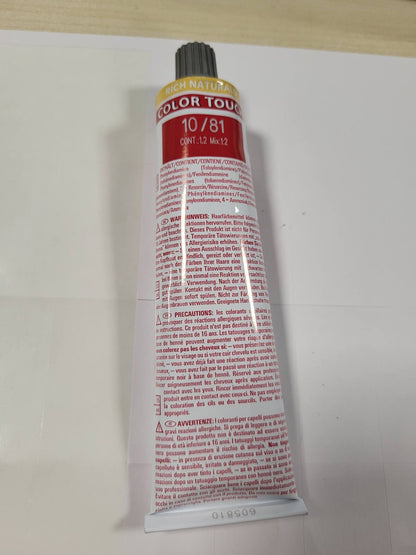 318464 - WELLA PROFESSIONALS Color Touch Rich Naturals 10/81 Light Blonde Pearl Ash - Ngjyrë intensive vegane për flokë pa amoniak me Metal Purifier - 60 ml