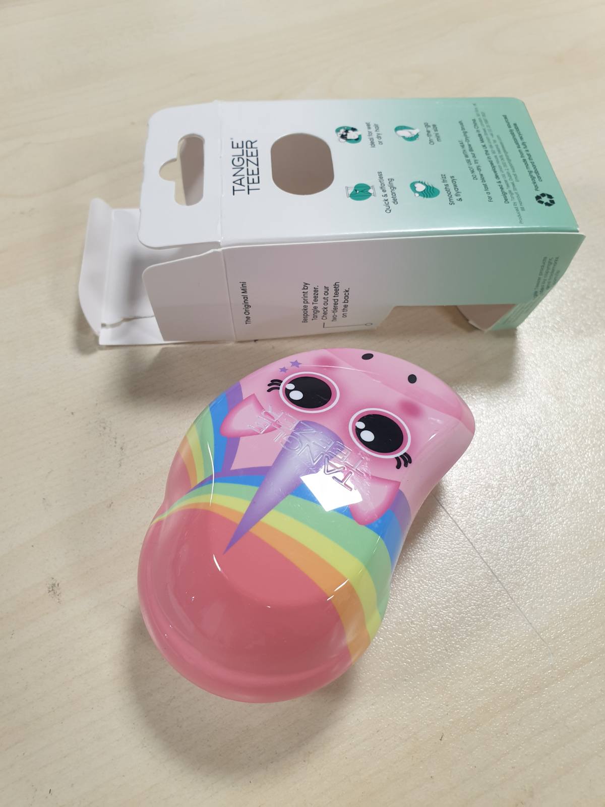 318537 - TANGLE TEEZER Furçë flokësh Small Original – Për flokë të lagur dhe të thatë – Furçë për zbërthimin e flokëve