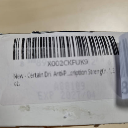 318581 - CERTAIN Dri ★ Anti-djersitje, Roll-On, Fuqi me recetë, 1,2 oz.
