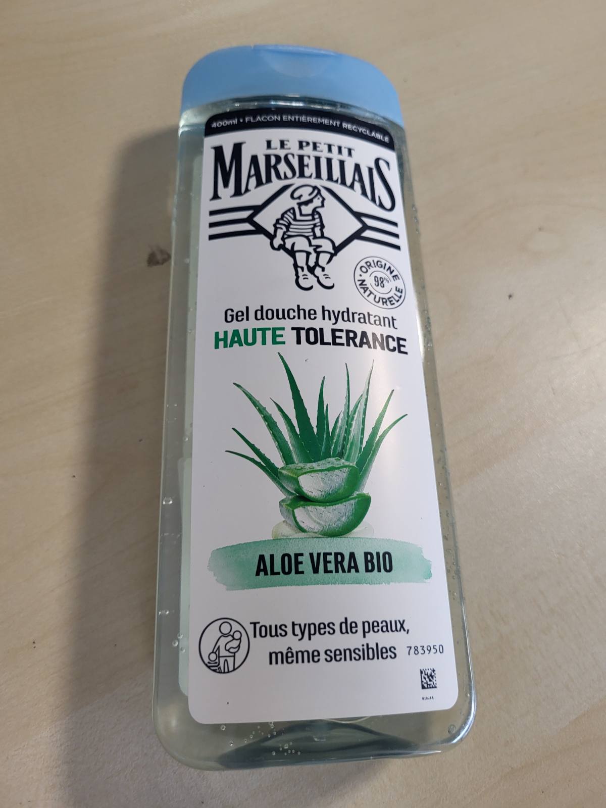 318722 - LE PETIT MARSEILLAIS - Xhel Dushi Hidratues me Aloe Vera Organike, 400ml, 98% përbërës natyral