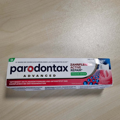 318773 - PARODONTAX Pastë dhëmbësh Active Repair me fluor, 75ml, për mishra më të shëndetshëm që nga java e 1-rë
