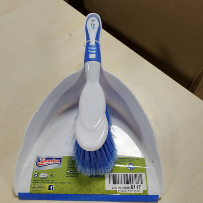 318942 - SPONTEX Set Furçash dhe Kavanozësh | Kavanoz Kapacitet i Madh | Qime të Qëndrueshme dhe Teh Gome | Ruajtje Kompakte | Dizajn i Lehtë