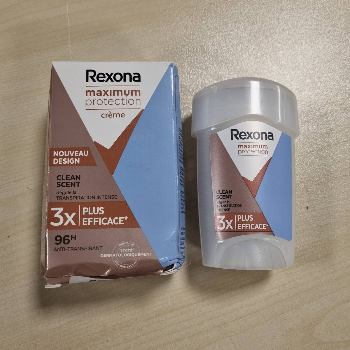 319136 - REXONA Deodorant për Gra me Aromë të Pastër - Stick Antidjersitës - 3 herë më efektiv kundër djersitjes - Mbrojtje 96 orë - 45ml
