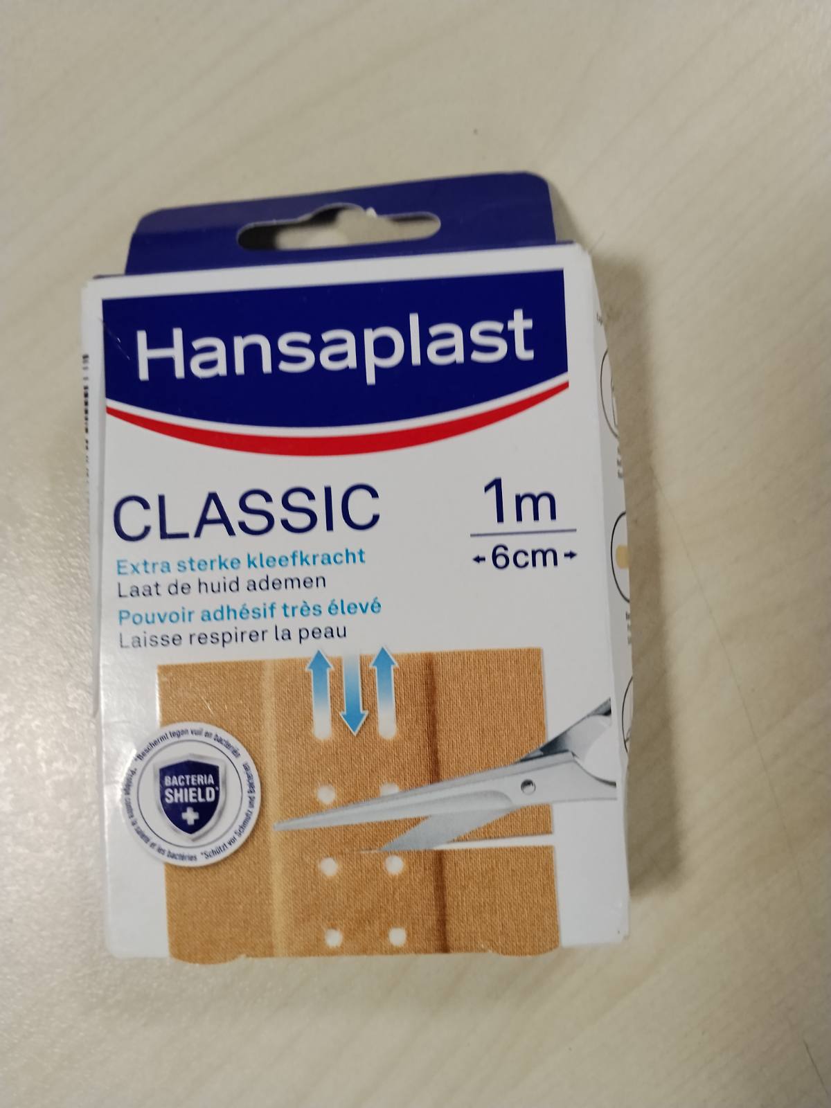 319198 - HANSAPLAST CLASSIC - Flastra Klasike, 10 shirita 10 x 6 cm, rezistent ndaj ujit, forcë e lartë ngjitëse