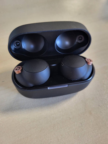 319297 - SONY WF-1000XM4 - Kufje pa tel me anulim zhurme, jetëgjatësi baterie deri në 24 orë, Bluetooth, optimizuar për Alexa dhe Google Assistant, të zeza