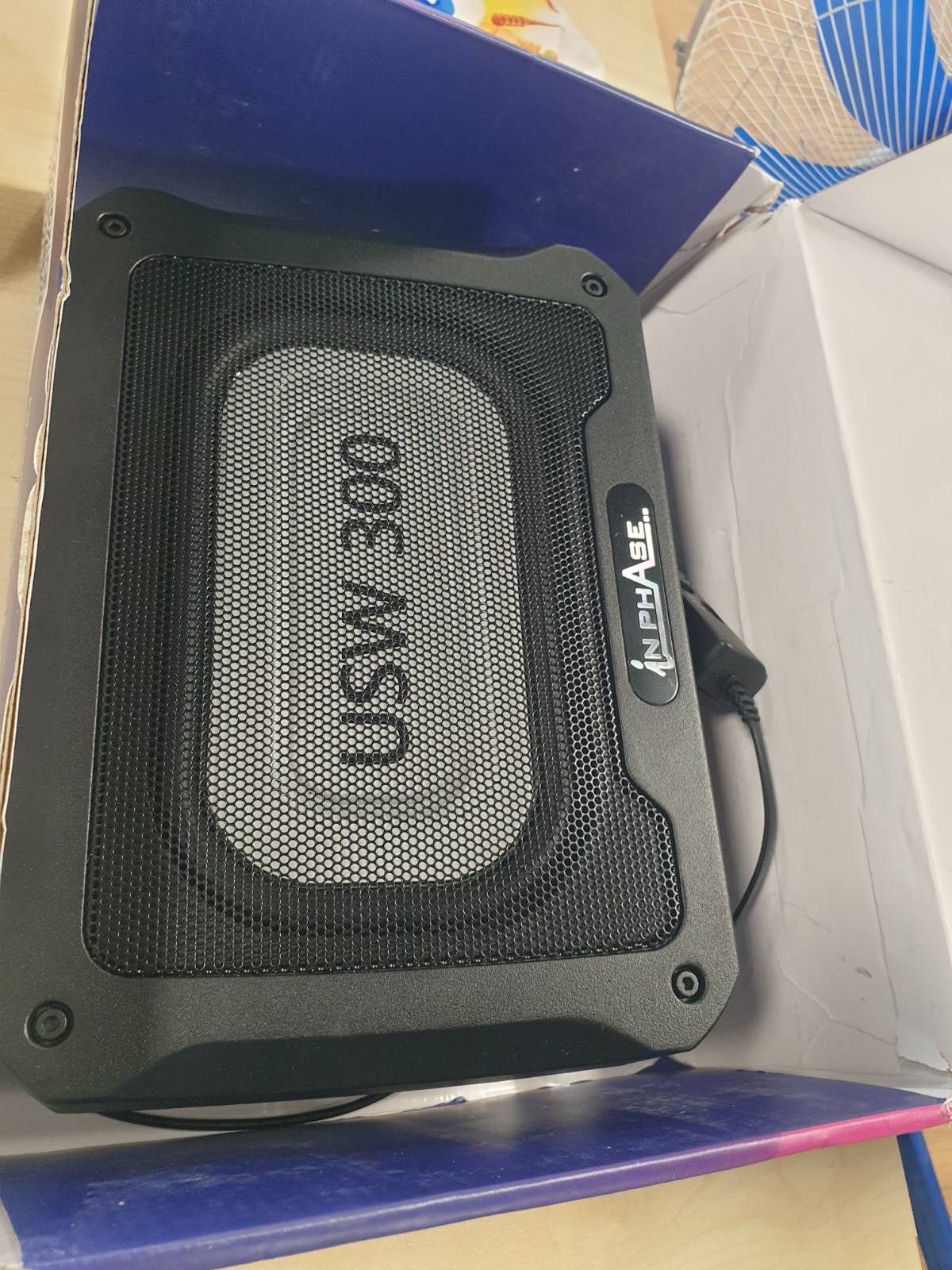 319373 - USW300 Set Subwooferësh për Makina nën sedilje, 300W, Subwoofer Aktiv, i Zi