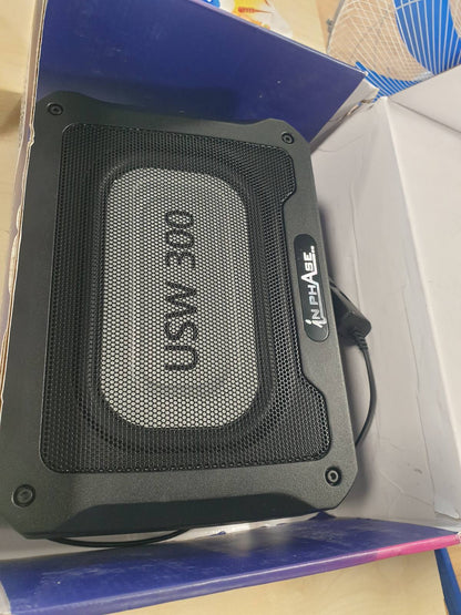 319373 - USW300 Set Subwooferësh për Makina nën sedilje, 300W, Subwoofer Aktiv, i Zi