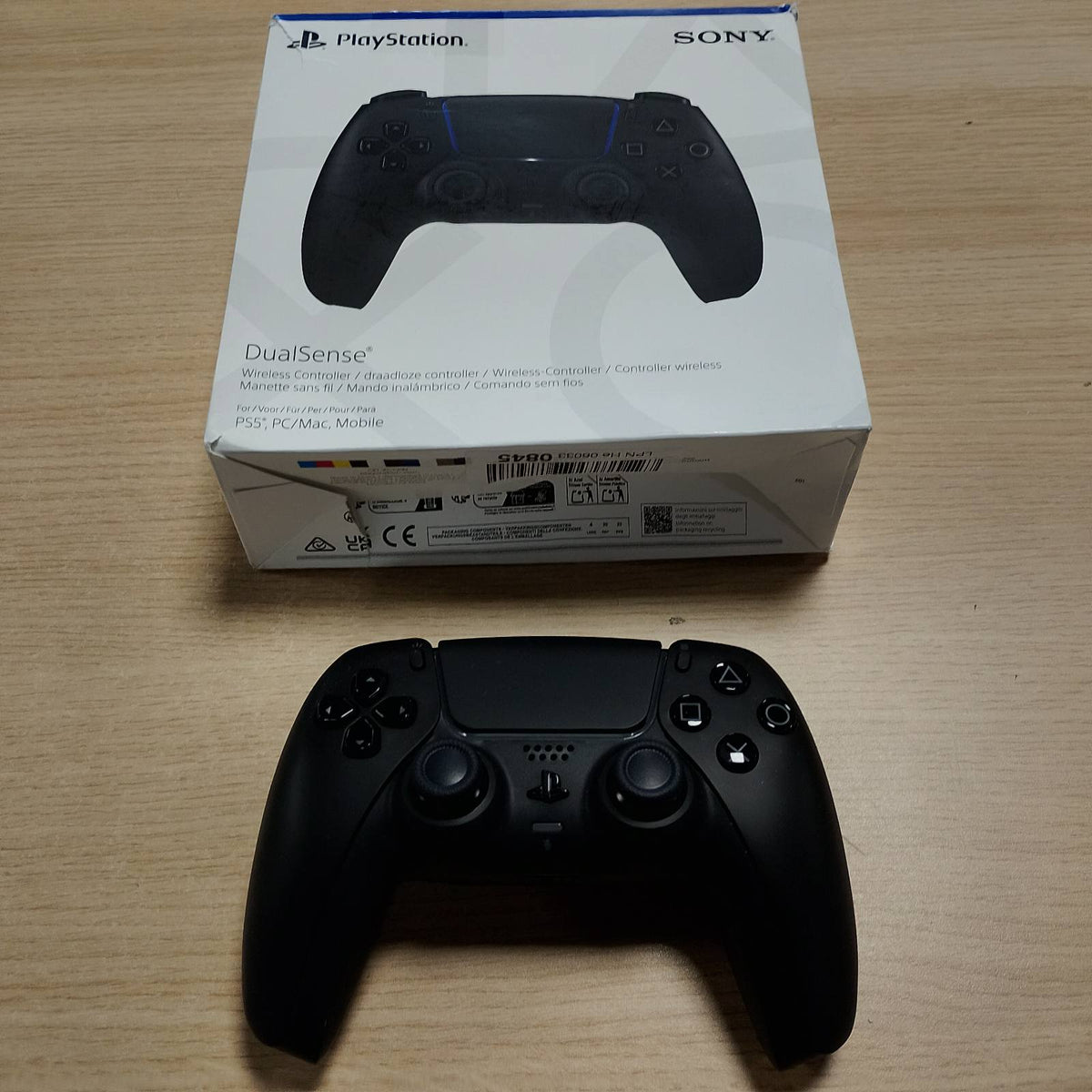 319480 - SONY DUALSENSE, Kontrolluesi pa tel, Ngjyra: I zi mesnate, Versioni ndërkombëtar