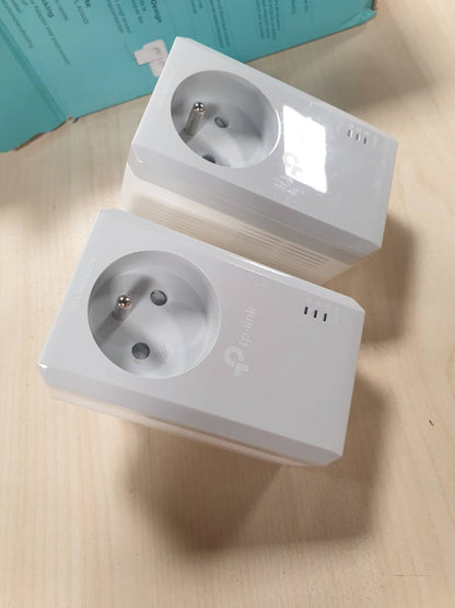 319749 - TP-LINK TL-PA4015P KIT (FR) Adaptor Powerline 600Mbps, HomePlug AV2, Prizë e Integruar Energjie, Portë Ethernet, OneMesh