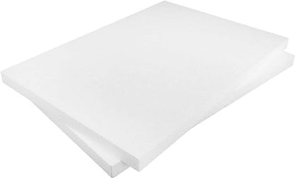256928 - Fletë polistireni A3 297 x 420 x 2 cm; 2 copë për punime artizanale, të bardha