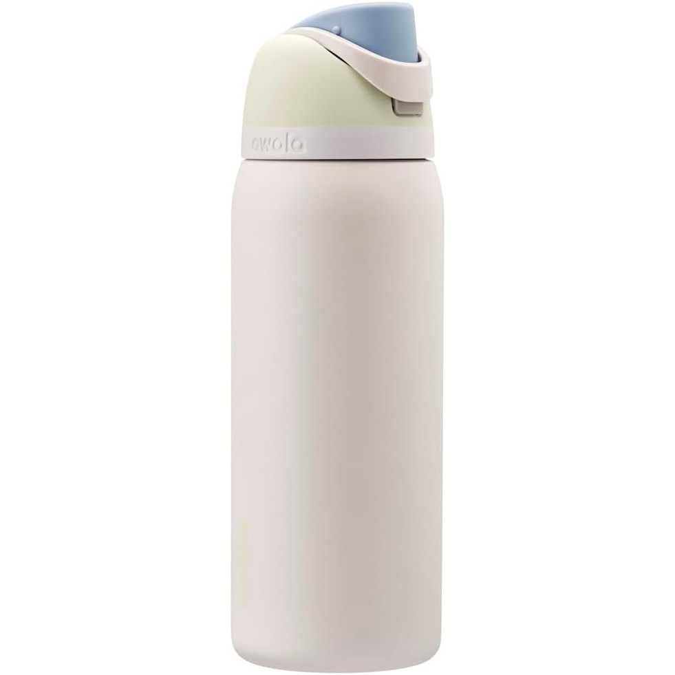 213427 - OWALA Shishe uji e izoluar prej çeliku inox me kashtë, 945 ml – pa BPA, ideale për sporte, fitnes, aktivitete në natyrë dhe udhëtime