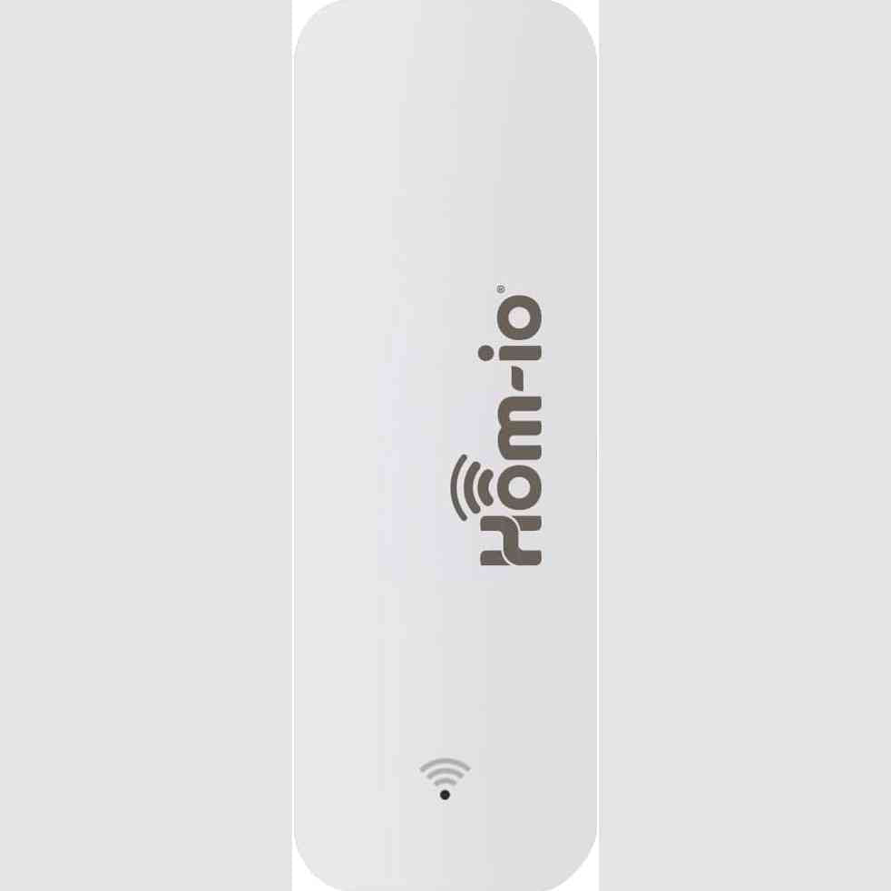 299820 - Hom-Io Sensor temperature dhe lagështie Wi-Fi, termometër dhe higrometër, kontroll inteligjent mjedisor, i pajtueshëm me Google dhe Alexa, me aplikacion të dedikuar, i bardhë