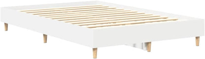 265100 - vidaXL Kornizë Shtrati 140×190 cm – E Bardhë