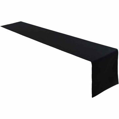 241874 - LEMOS HOME Mbulesë tavoline 40x180cm, e zezë, 100% pambuk