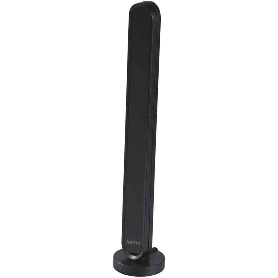 319935 - HAMA Innetenne, antenë për radio dixhitale (Dab/Dab+) dhe FM, amplifikim aktiv deri në 30 dB, kabllo 1.5 m, lidhës F, furnizim me energji, e zezë