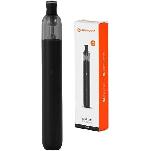 272246 - GEEKVAPE Wenax M1 Kit origjinal me bateri 800mAh, avullues MTL me fishek 0.8ohm 1.0ohm, i zi ( Ne kete paketim perfshihet vetem bateria))